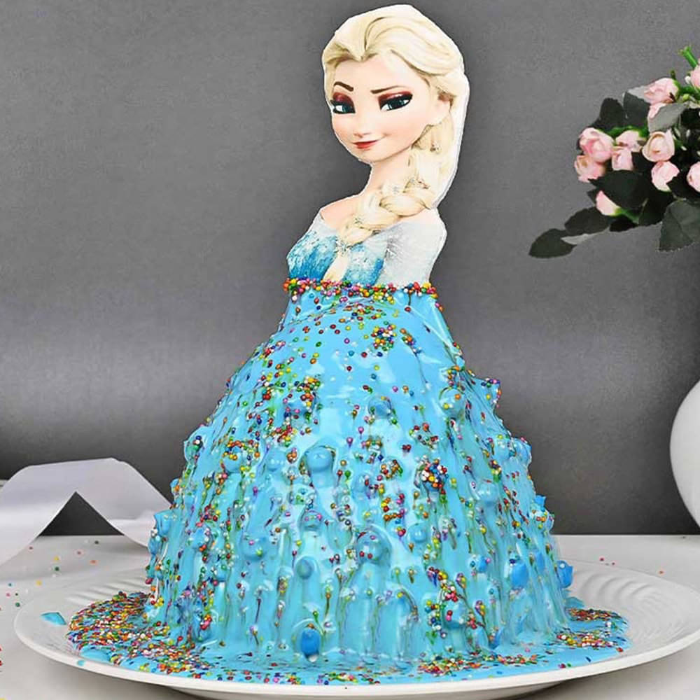 Frozen Shaded Cake