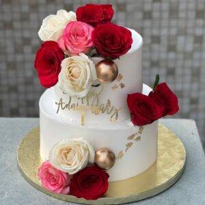 Floral Multi Tier Cake